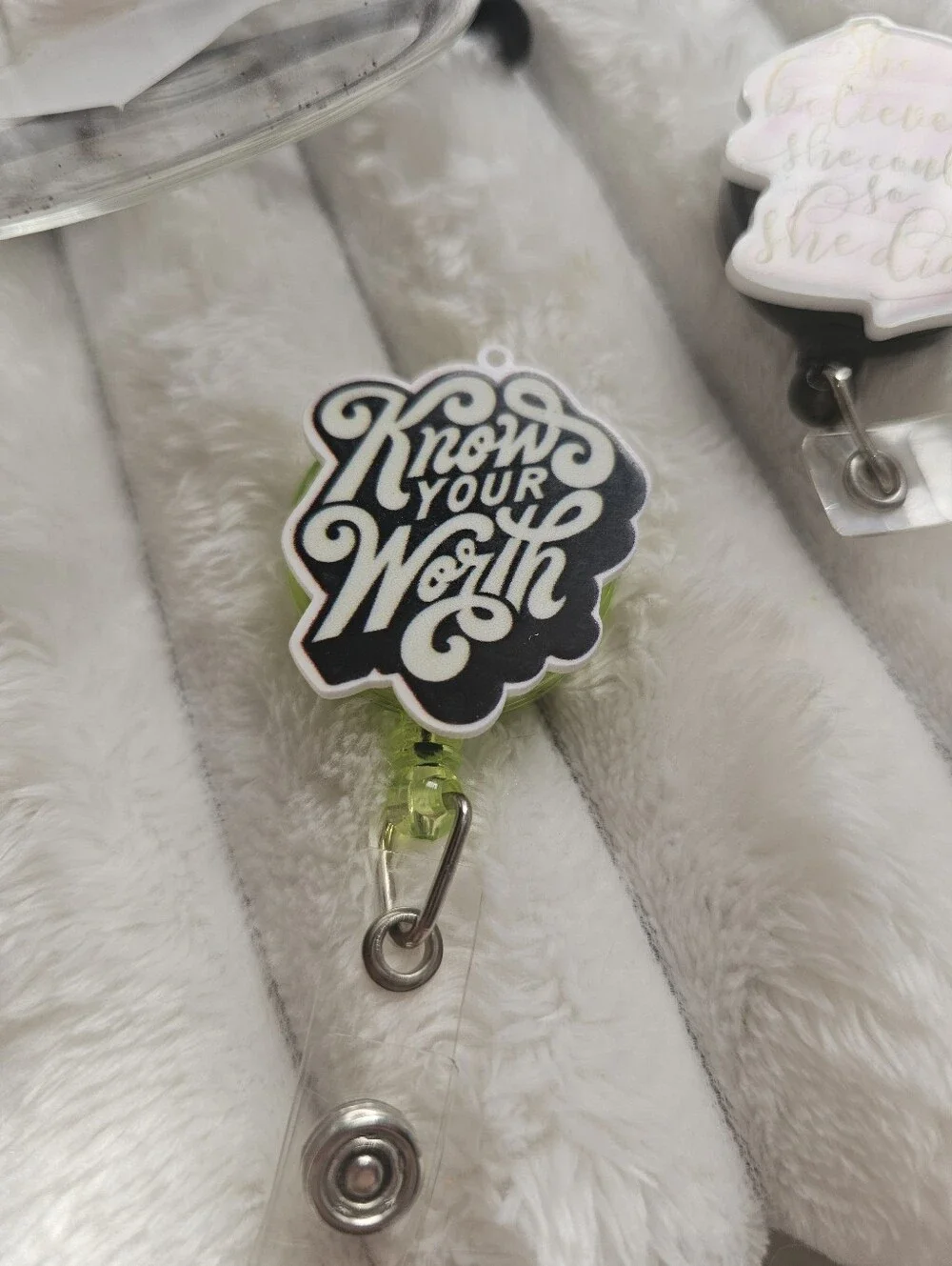 Adorable Badge Reel Clip